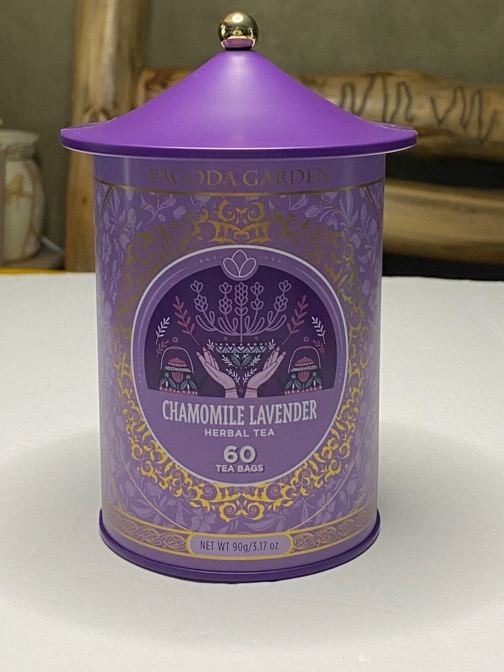 Pagoda Garden Chamomile Lavender Herbal Tea 60 Tea Bags